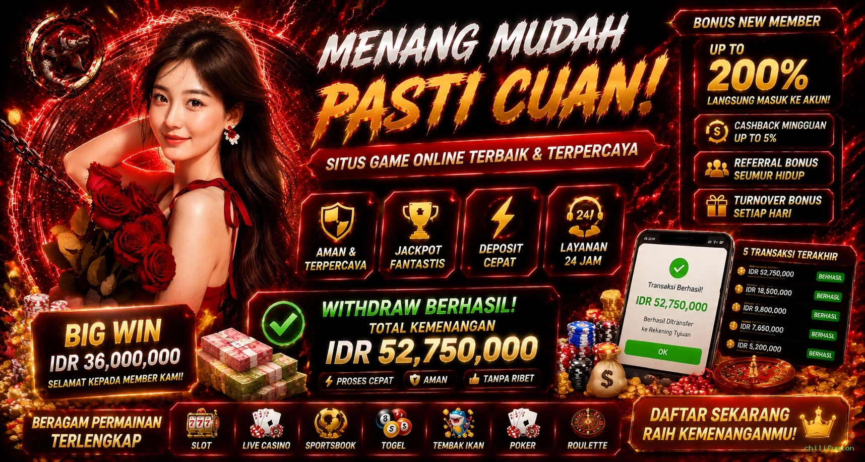 Ikon aplikasi chilifusion resmi